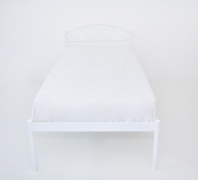 Кровать 400Д41 "Завиток" (2000х800) белый