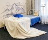 Кровать 400Д15 " Фонтан" (2000х1000) белый